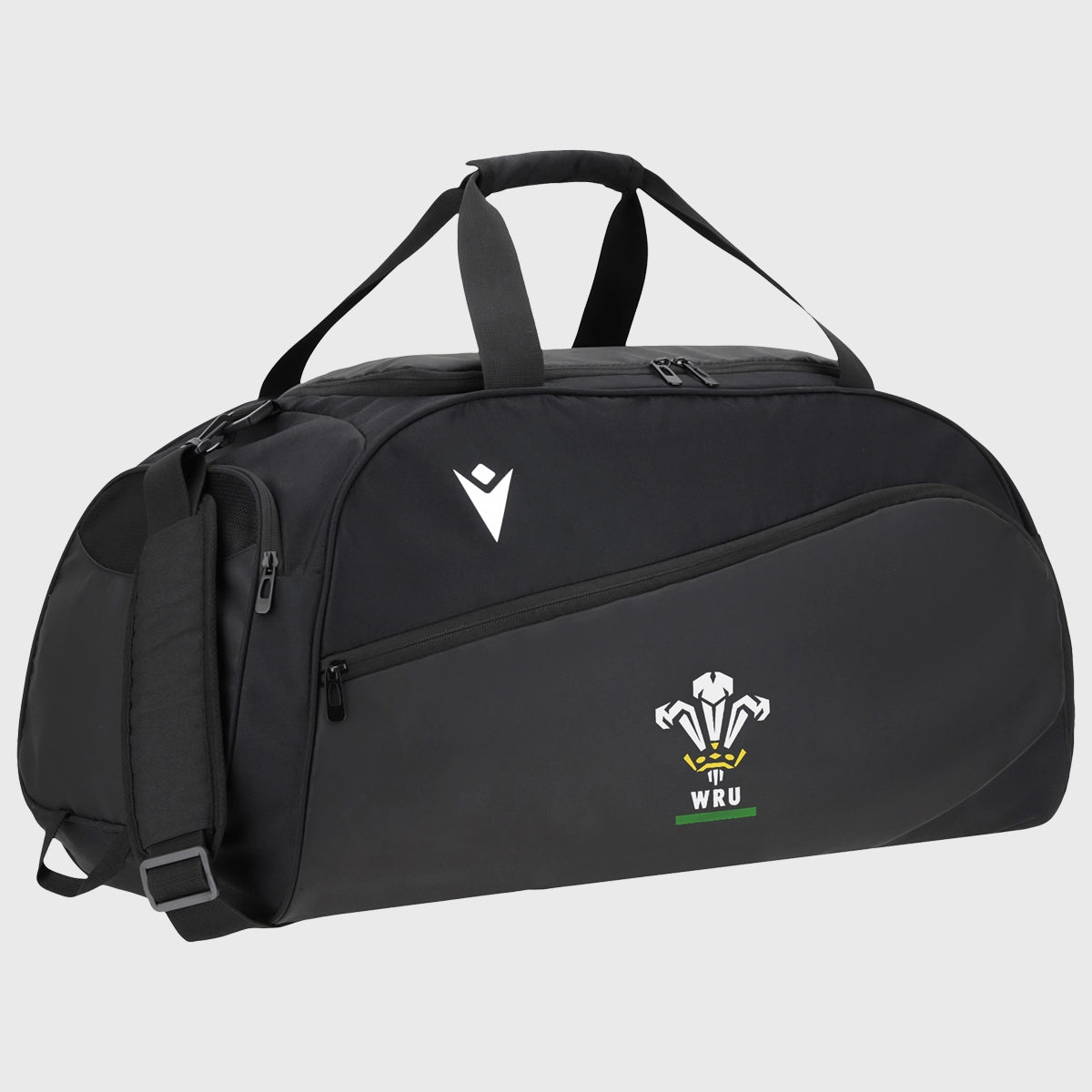 Macron Wales Rugby Holdall Gym Bag in Black Rugby