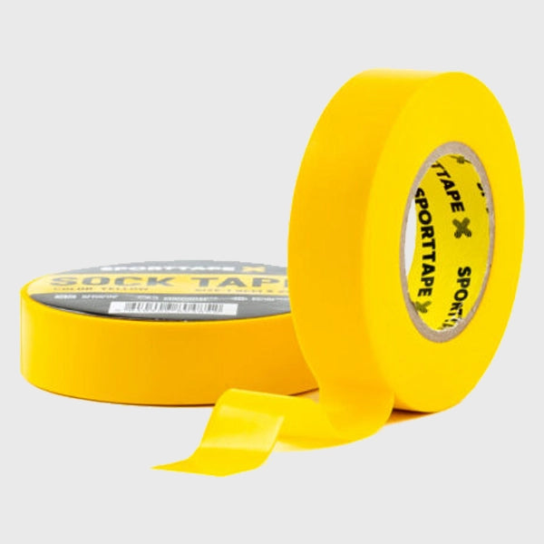 SportTape 1.9cm x 20m Rugby Sock Tape Yellow