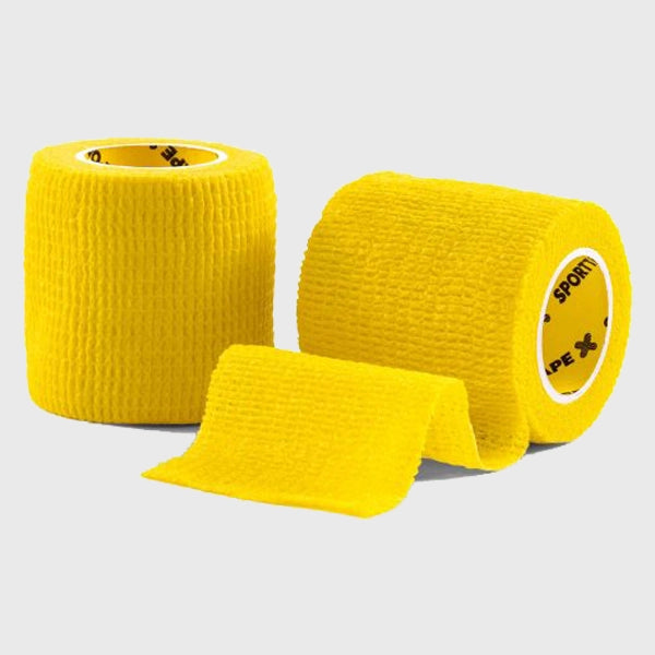 SportTape 1.9cm x 20m Rugby Sock Tape Yellow