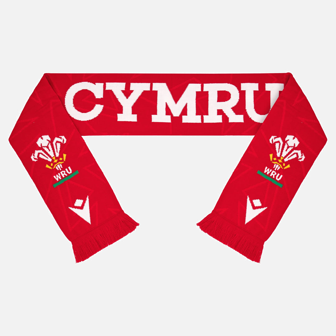 Macron Wales Double Layer Scarf - Rugbystuff.com