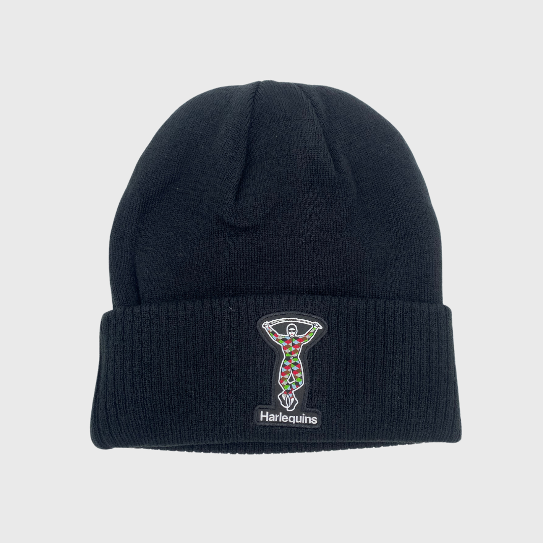 Castore Harlequins Rugby Beanie Hat - Rugbystuff.com