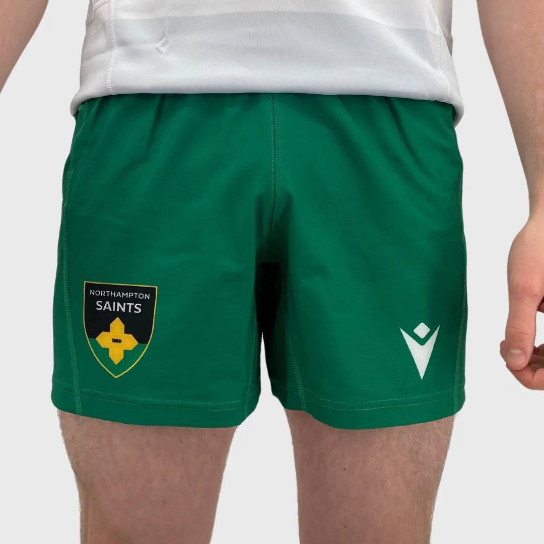 Macron Northampton Saints Away Rugby Shorts 2024/25 - Rugbystuff.com