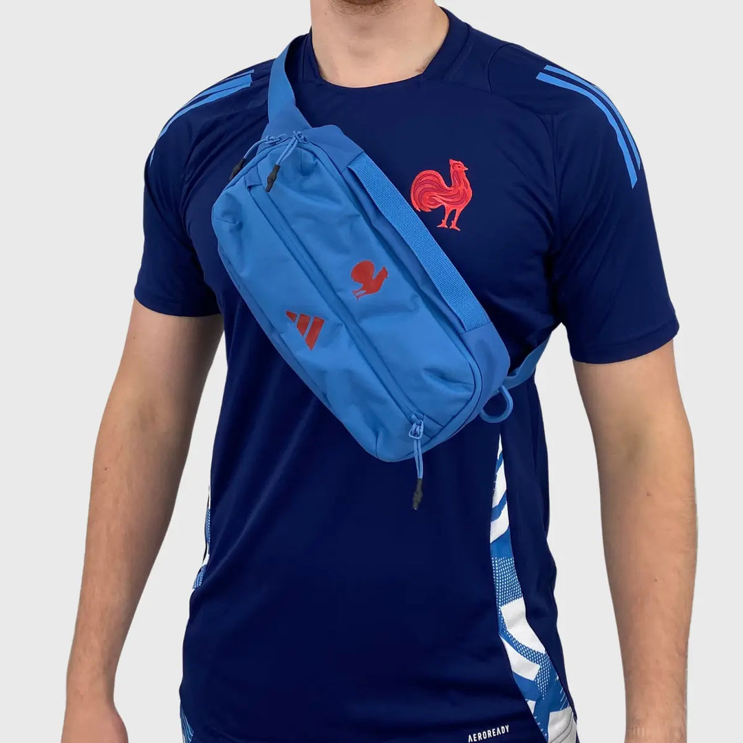 Adidas France Rugby Sling Bag Dark Blue - Rugbystuff.com