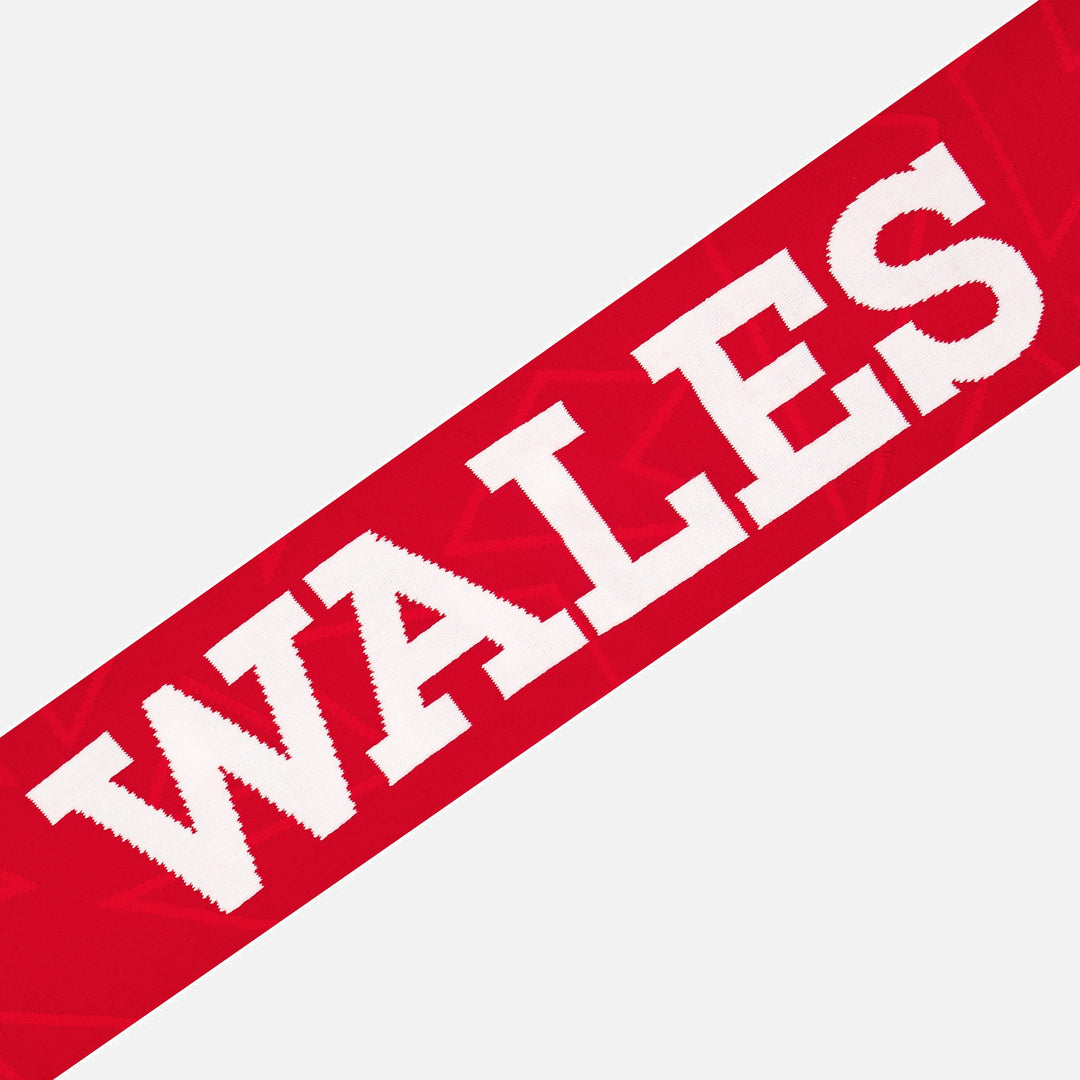 Macron Wales Double Layer Scarf - Rugbystuff.com