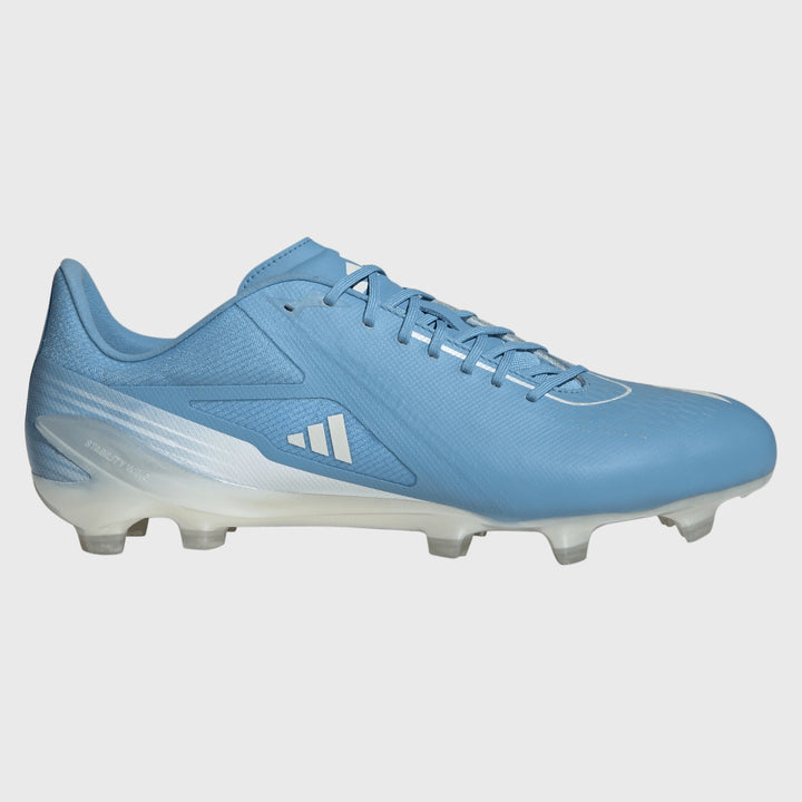 Adidas Adizero RS15 Pro FG Rugby Boots Light Blue - Rugbystuff.com