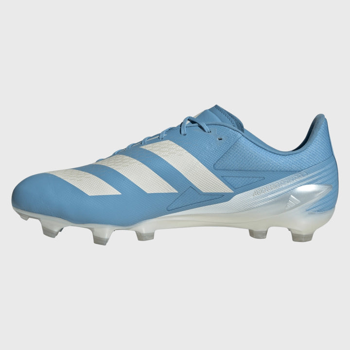 Adidas Adizero RS15 Pro FG Rugby Boots Light Blue - Rugbystuff.com