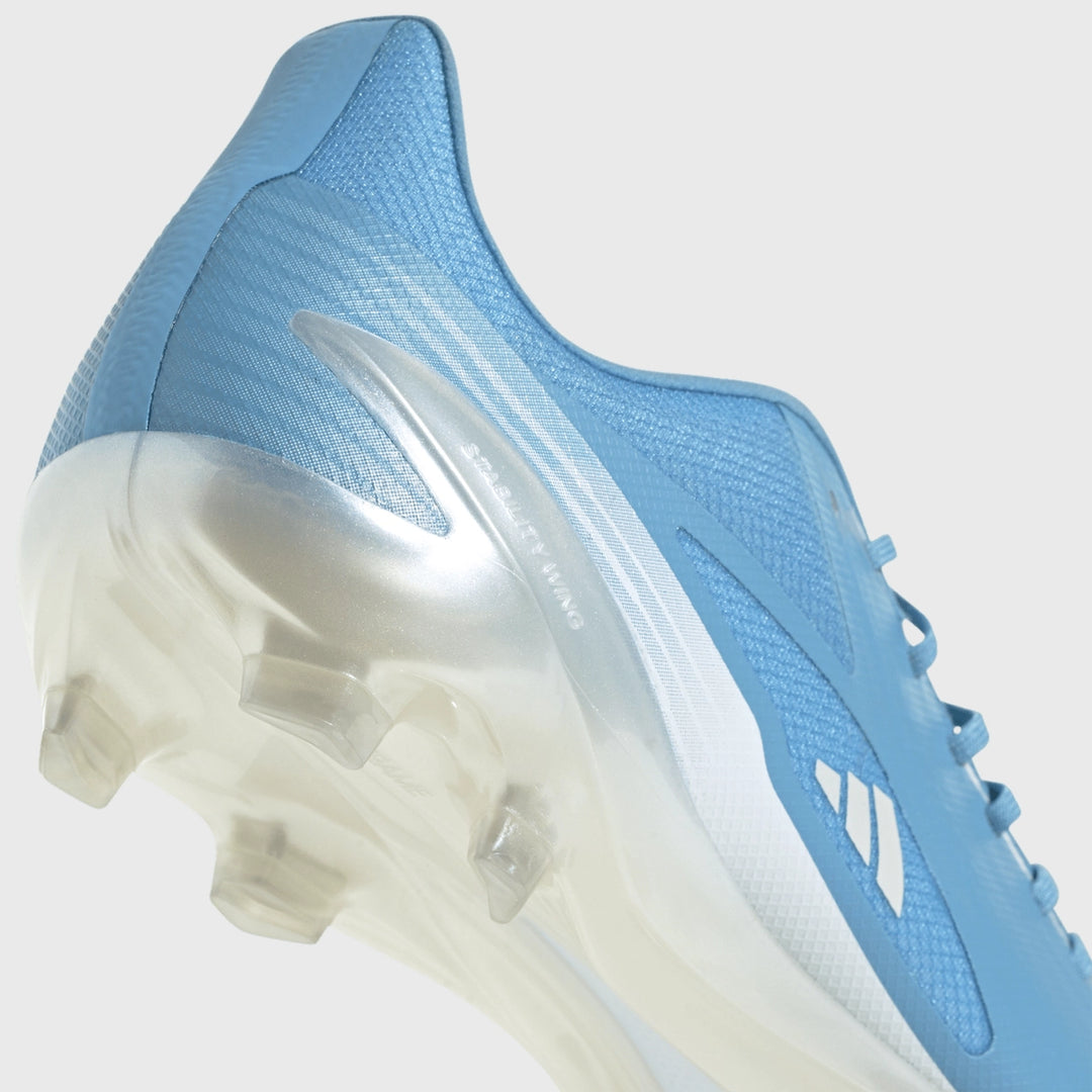 Adidas Adizero RS15 Pro FG Rugby Boots Light Blue - Rugbystuff.com