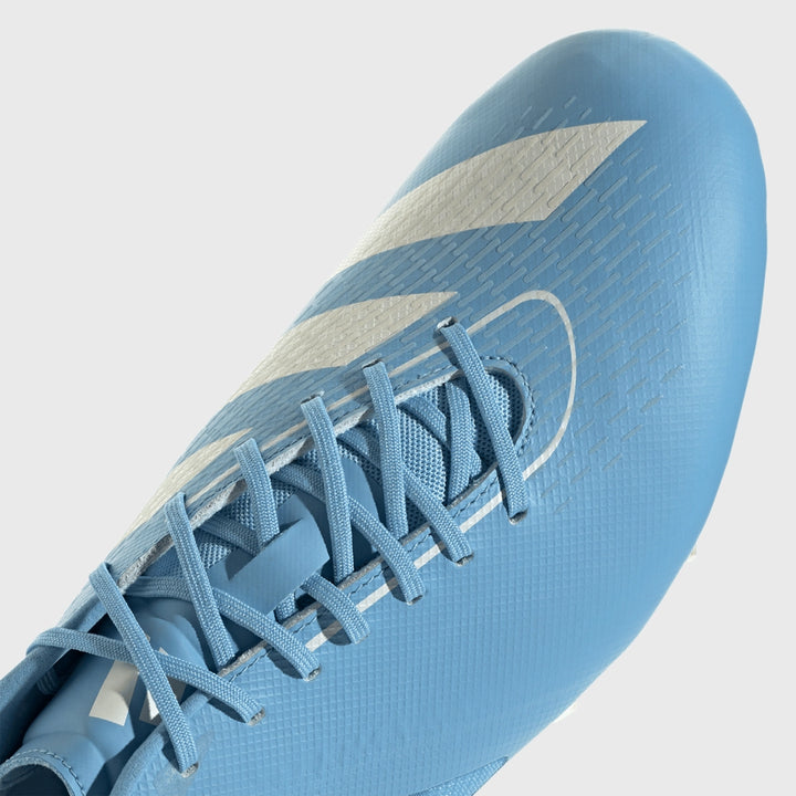 Adidas Adizero RS15 Pro FG Rugby Boots Light Blue - Rugbystuff.com