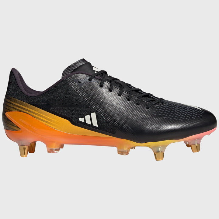 Adidas Adizero RS15 Pro SG Olympic Rugby Boots Black - Rugbystuff.com