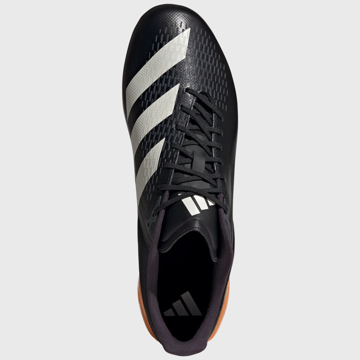 Adidas Adizero RS15 Pro SG Olympic Rugby Boots Black - Rugbystuff.com