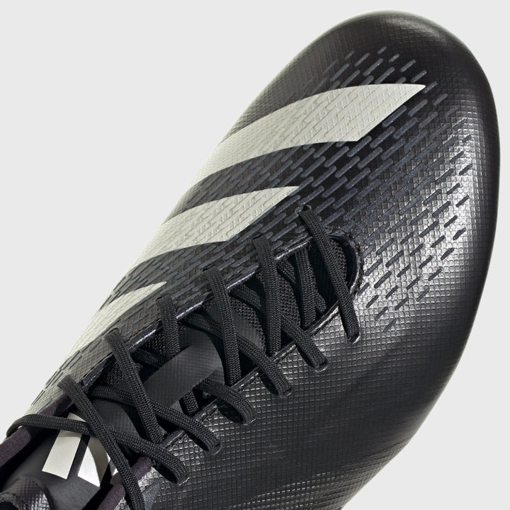 Adidas Adizero RS15 Pro SG Olympic Rugby Boots Black - Rugbystuff.com