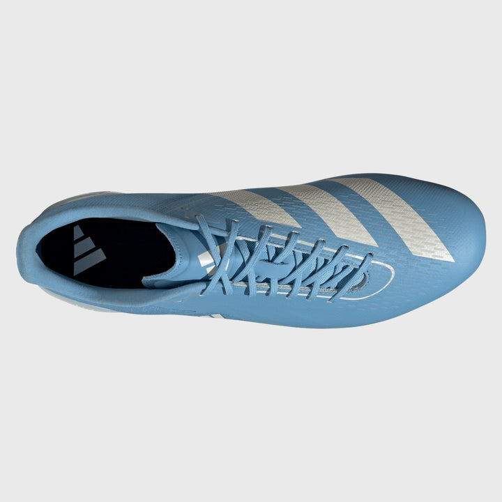 Adidas Adizero RS15 Pro SG Rugby Boots Light Blue - Rugbystuff.com