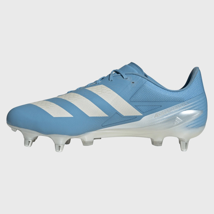 Adidas Adizero RS15 Pro SG Rugby Boots Light Blue - Rugbystuff.com