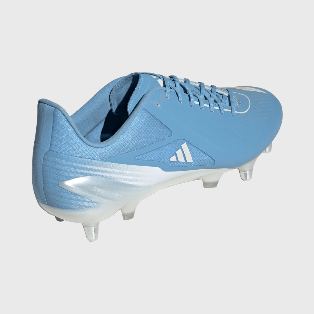 Adidas Adizero RS15 Pro SG Rugby Boots Light Blue - Rugbystuff.com