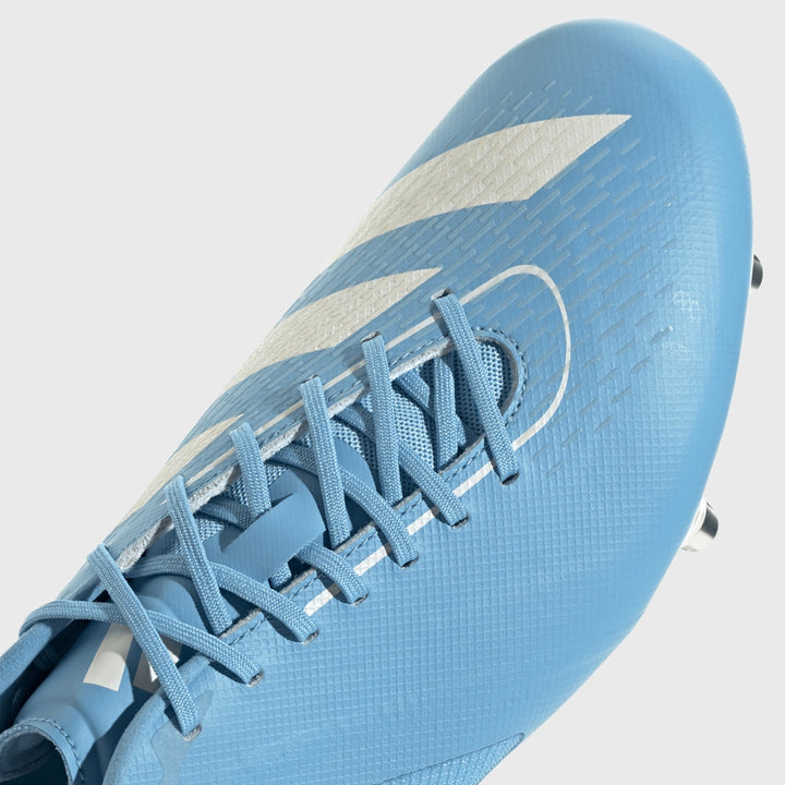 Adidas Adizero RS15 Pro SG Rugby Boots Light Blue - Rugbystuff.com