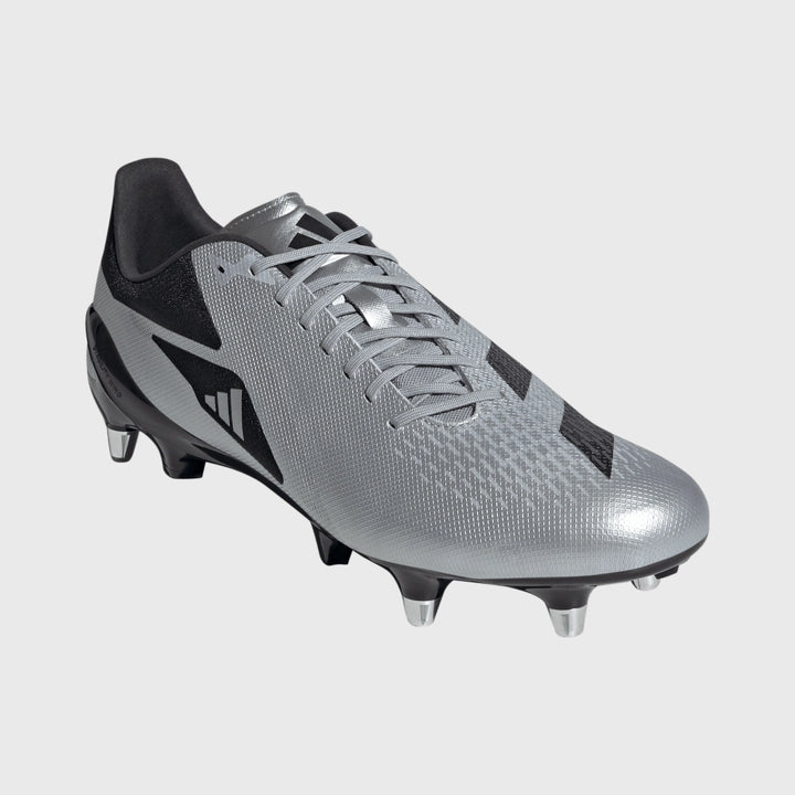 Adidas Adizero RS15 Pro SG Rugby Boots Silver - Rugbystuff.com