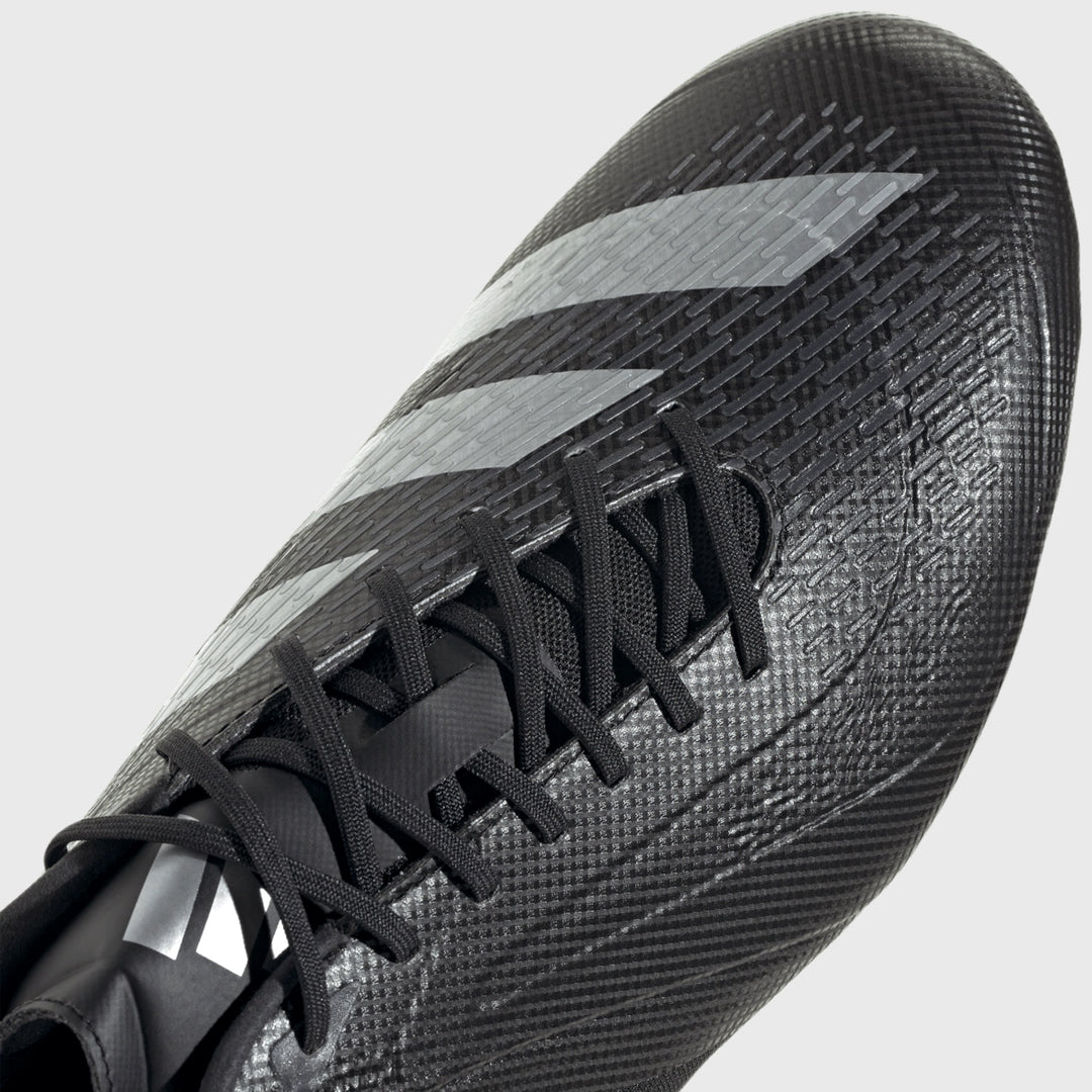 Adidas Adizero RS15 Ultimate SG Rugby Boots Black - Rugbystuff.com