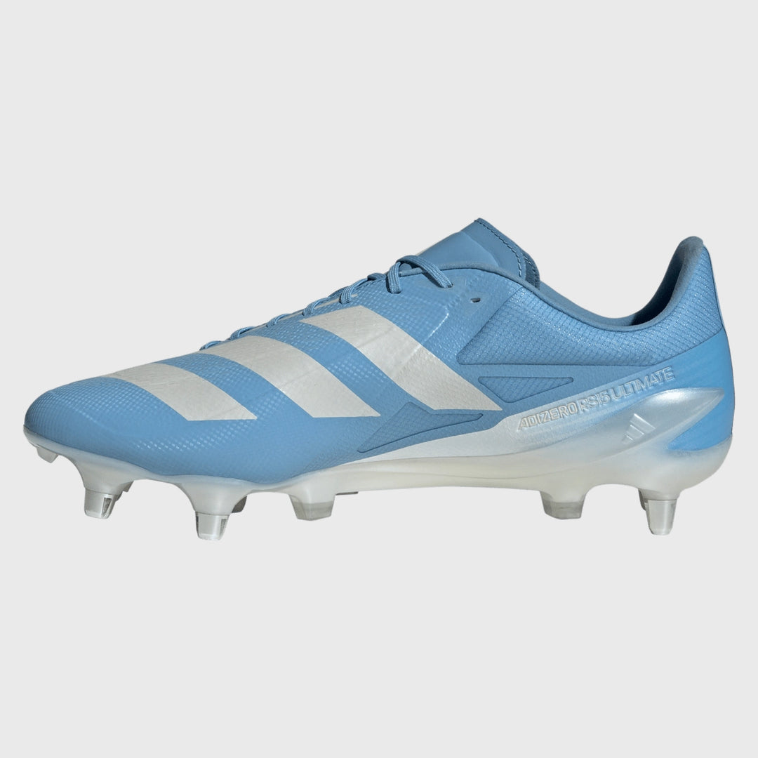 Adidas Adizero RS15 Ultimate SG Rugby Boots Light Blue