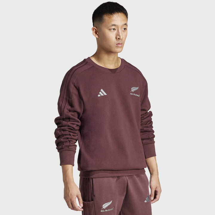 Adidas All Blacks Crew Aurora Ruby Red - Rugbystuff.com