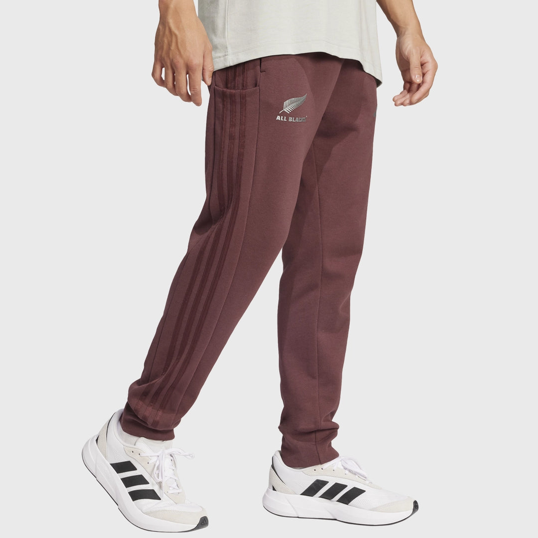 Adidas All Blacks Sweat Pants Aurora Ruby Red - Rugbystuff.com