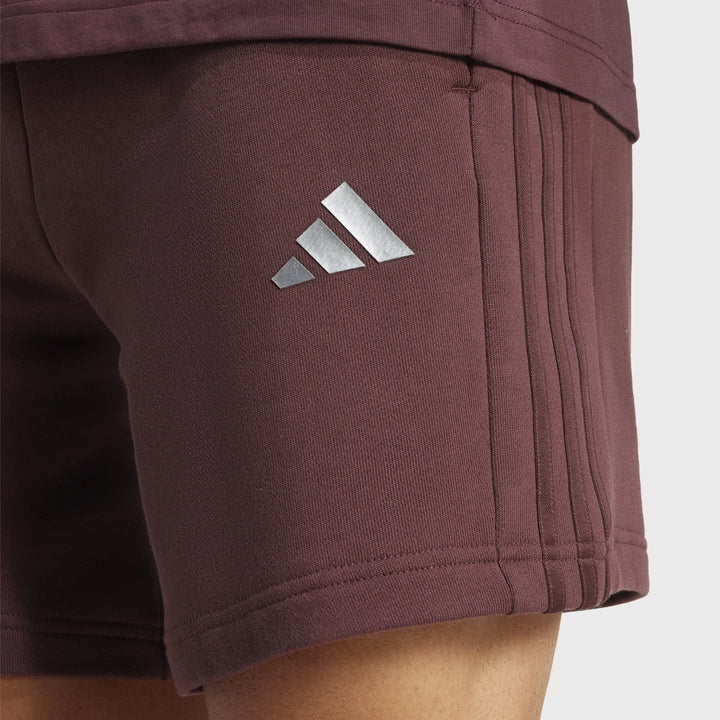 Adidas All Blacks Cotton Shorts Aurora Ruby Red - Rugbystuff.com