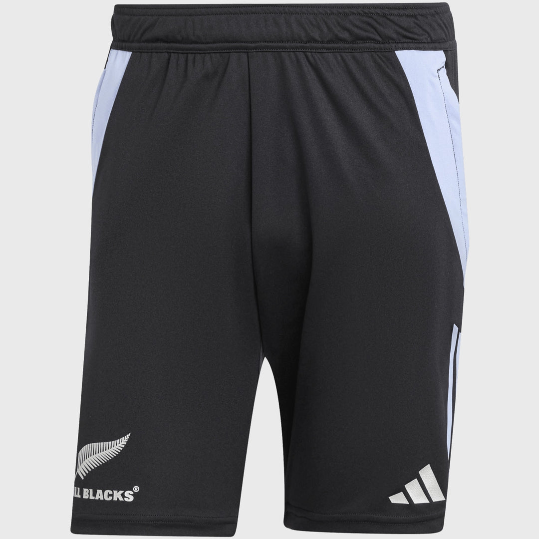 Adidas All Blacks Gym Shorts Black/Blue Spark - Rugbystuff.com