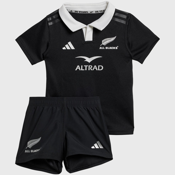 Adidas All Blacks Kid's Home Mini Kit 2024/25 - Rugbystuff.com