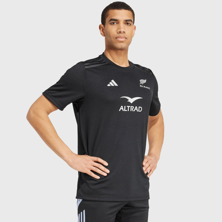 Adidas All Blacks Supporters Tee Black - Rugbystuff.com