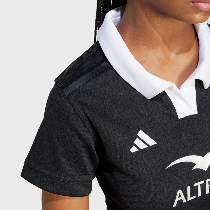 Adidas All Blacks Women's Home Replica Rugby Jersey 2024/25 - Rugbystuff.com