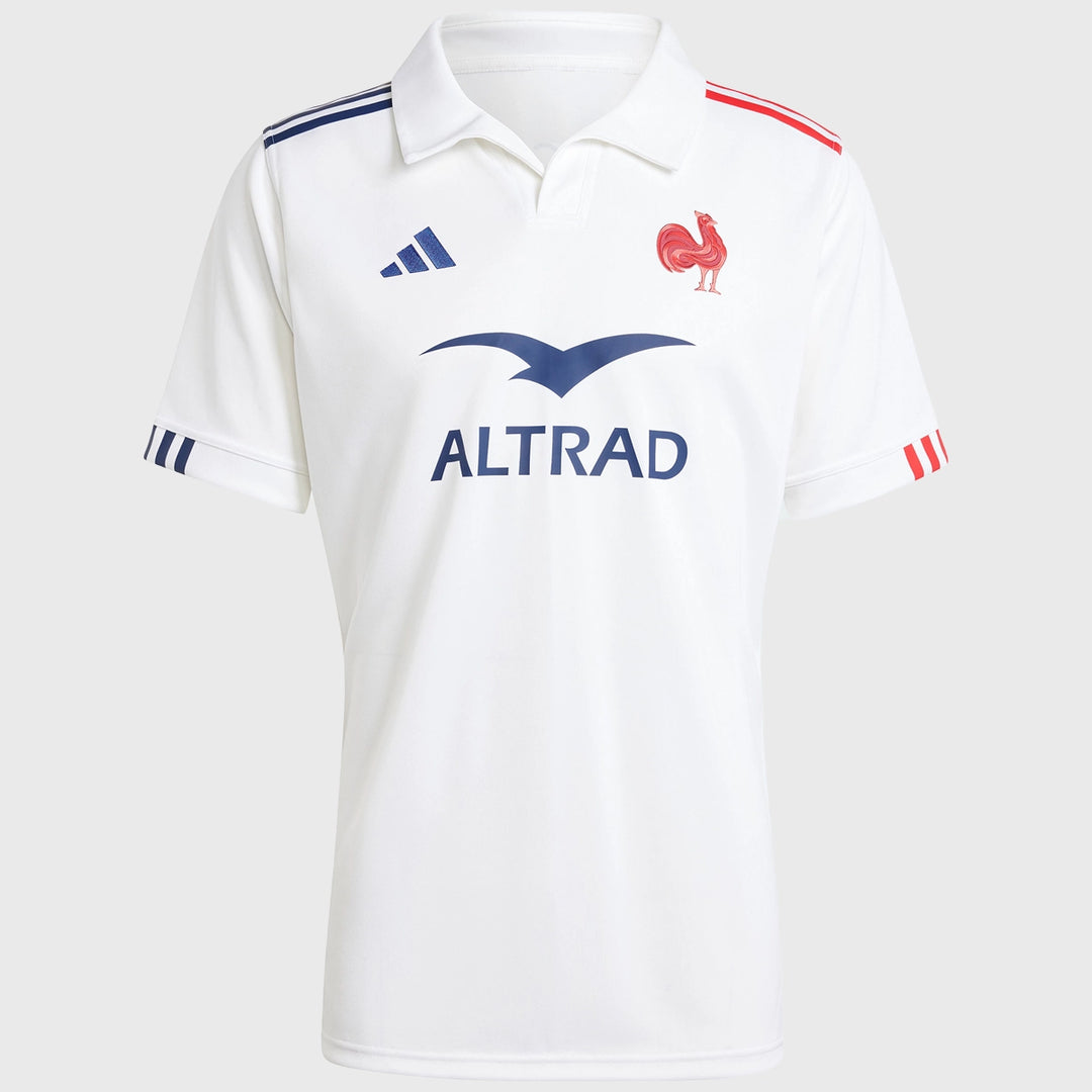 Adidas France Rugby Men's Away Replica Rugby Jersey 2024/25 - Rugbystuff.com