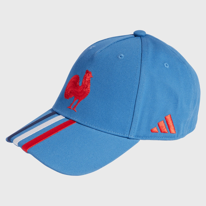 Adidas France Rugby Baseball Cap Focus Blue - Rugbystuff.com