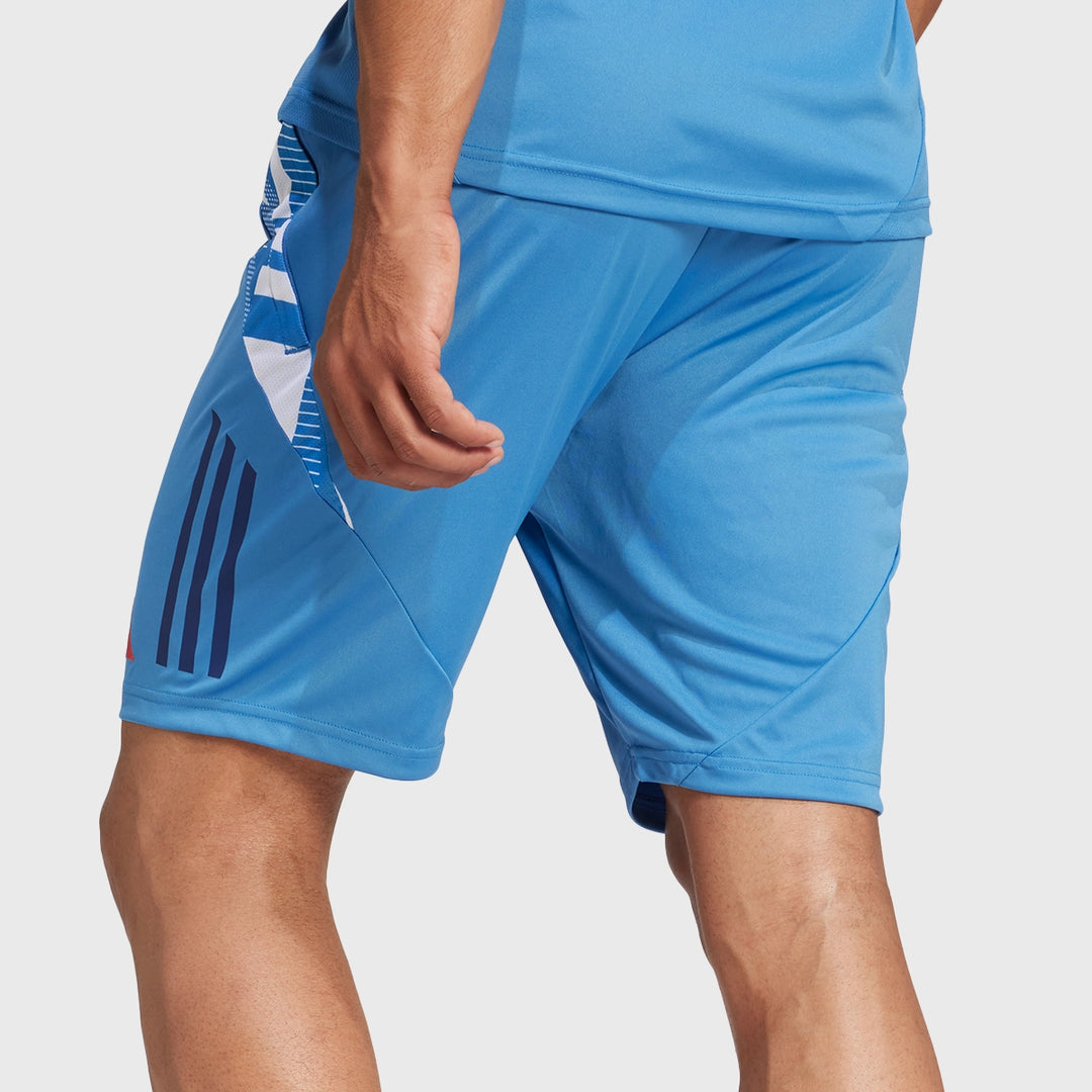 Adidas France Rugby Gym Shorts Focus Blue