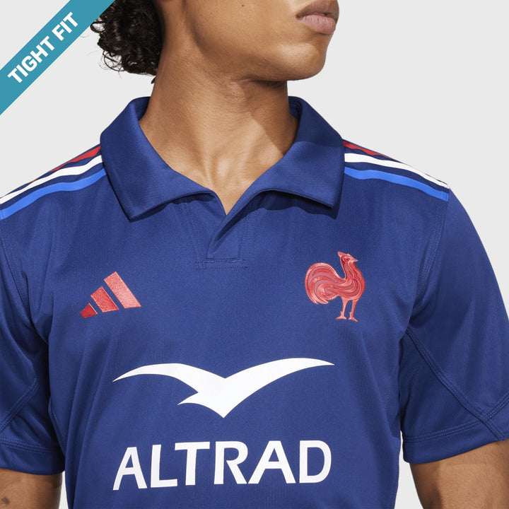 Adidas France Rugby Home Performance Rugby Jersey 2024/25 - Rugbystuff.com