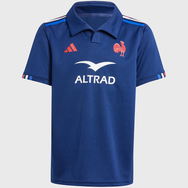 Adidas France Rugby Kid's Home Replica Rugby Jersey 2024/25 - Rugbystuff.com