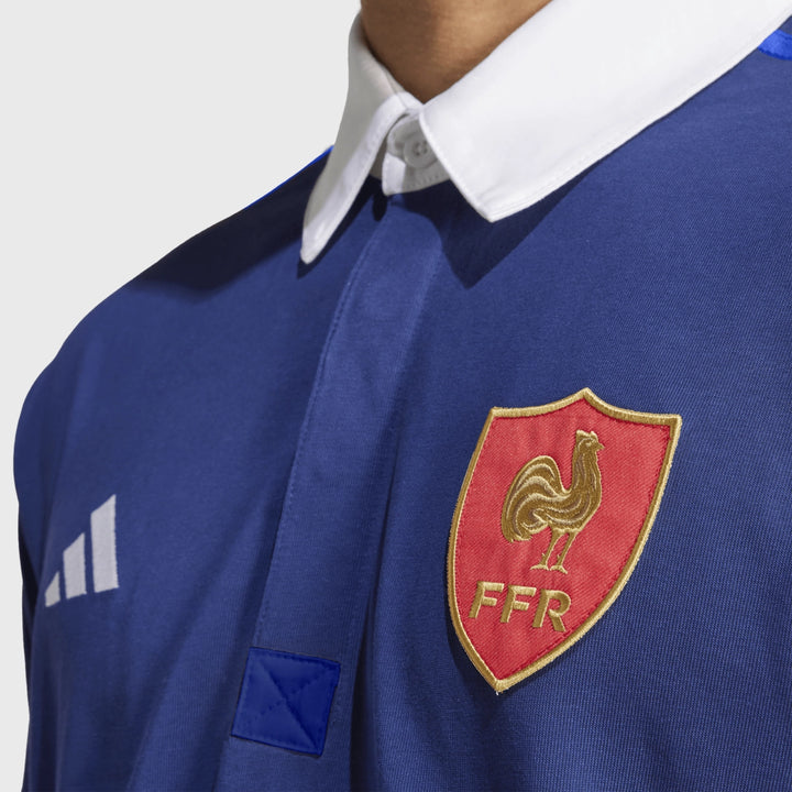 Adidas France Rugby Men's Culture Jersey 2024/25 - Rugbystuff.com