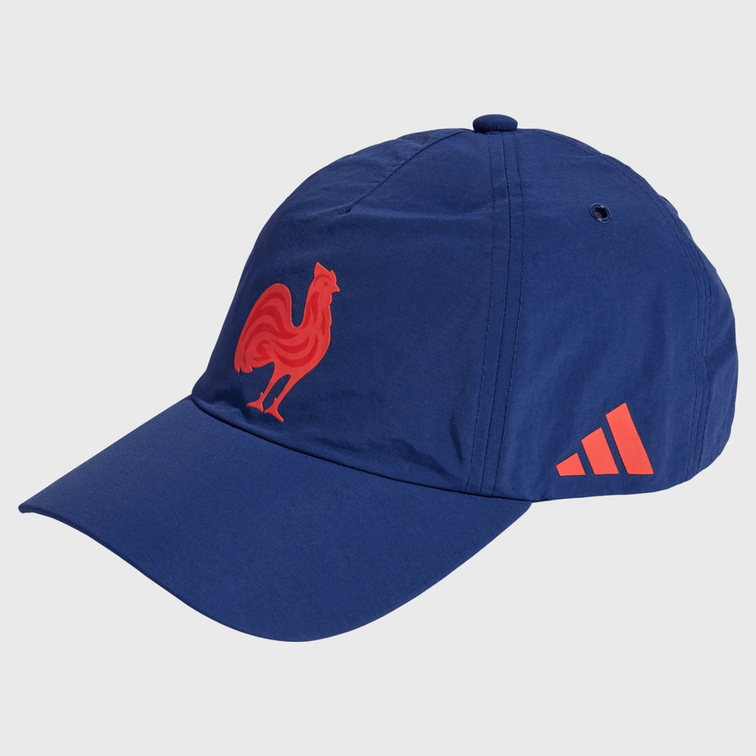 Adidas France Rugby Tech Baseball Cap Dark Blue - Rugbystuff.com