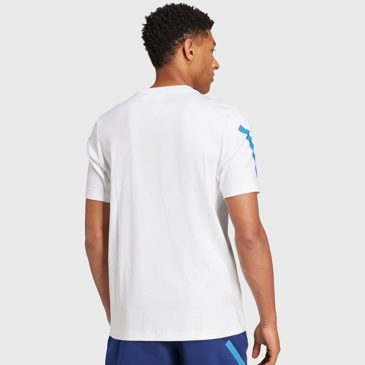 Adidas France Rugby Travel Tee White - Rugbystuff.com