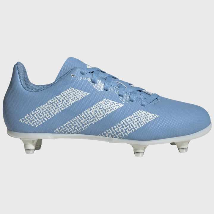 Adidas Junior SG Rugby Boots Light Blue - Rugbystuff.com