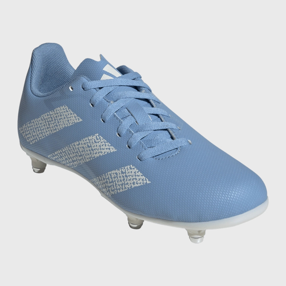 Adidas Junior SG Rugby Boots Light Blue - Rugbystuff.com