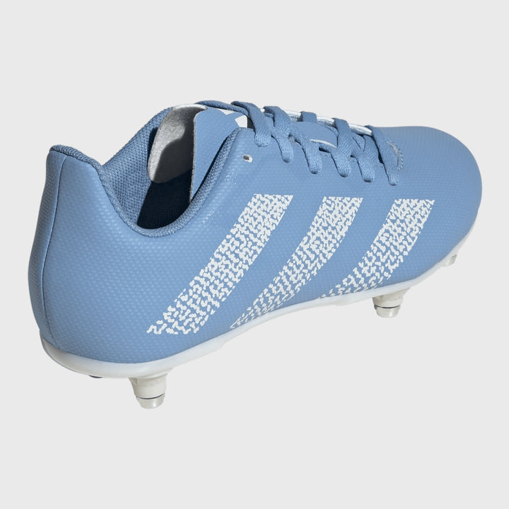 Adidas Junior SG Rugby Boots Light Blue - Rugbystuff.com