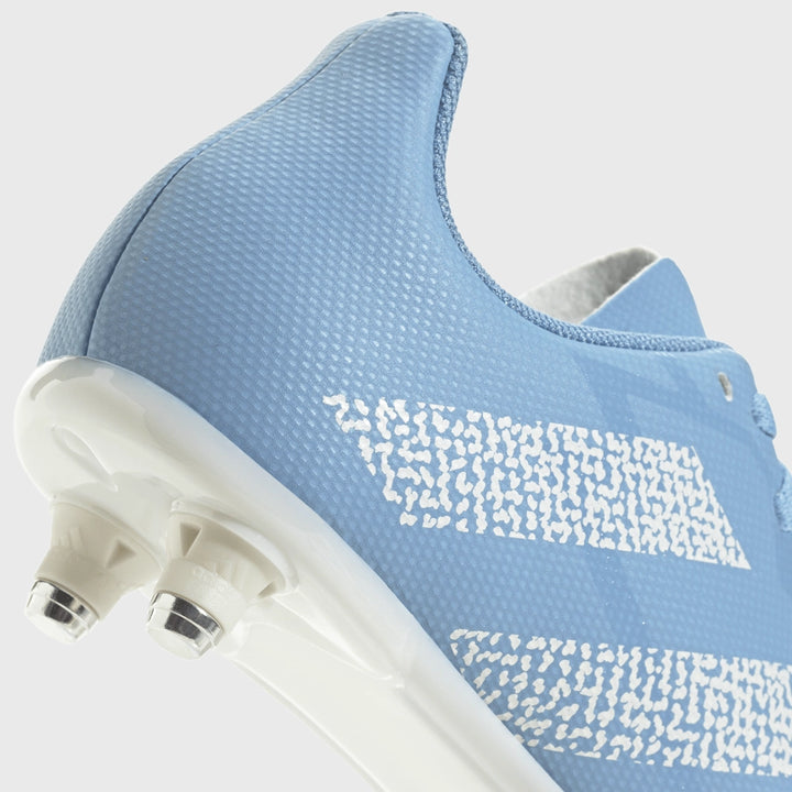 Adidas Junior SG Rugby Boots Light Blue - Rugbystuff.com