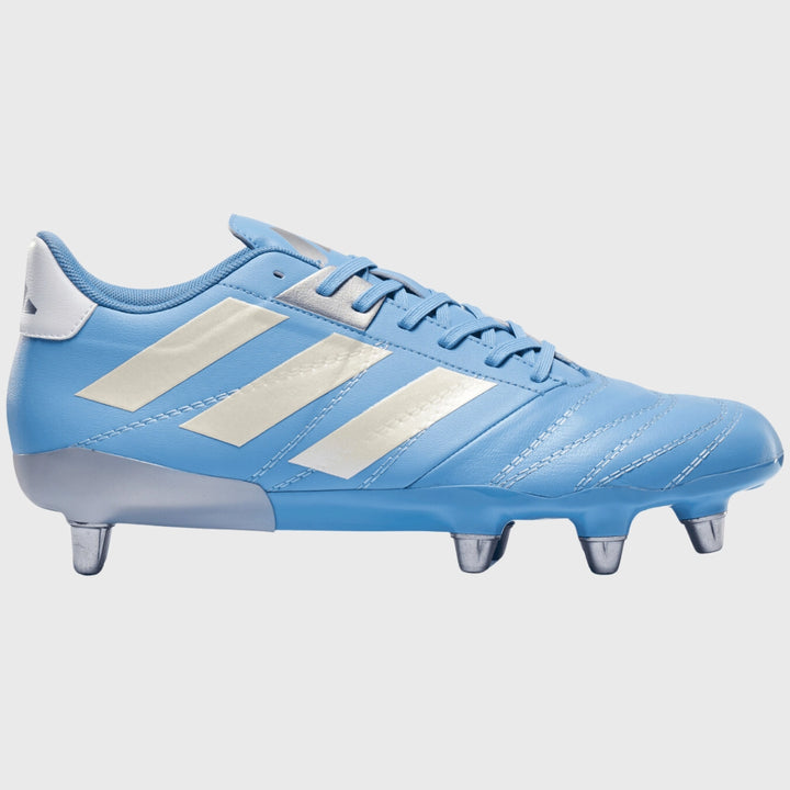 Adidas Kakari Elite SG Rugby Boots Light Blue - Rugbystuff.com