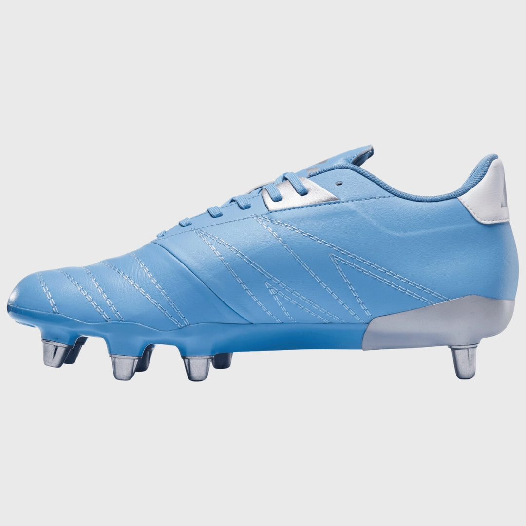 Adidas Kakari Elite SG Rugby Boots Light Blue - Rugbystuff.com