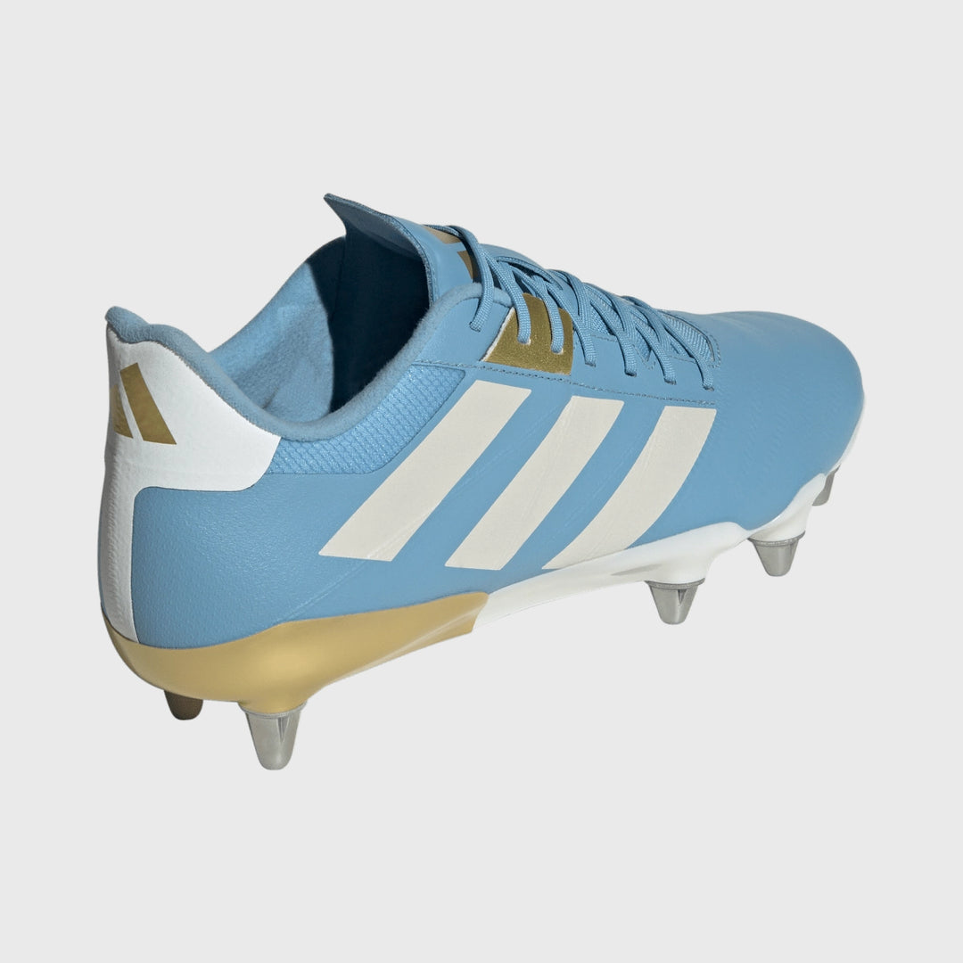 Adidas Kakari RS SG Rugby Boots Light Blue - Rugbystuff.com