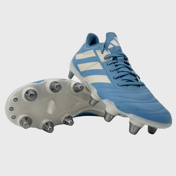 Adidas Kakari SG Rugby Boots Light Blue - Rugbystuff.com