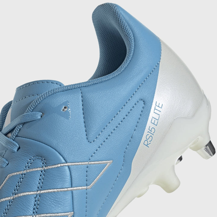 Adidas RS-15 Elite SG Rugby Boots Light Blue - Rugbystuff.com