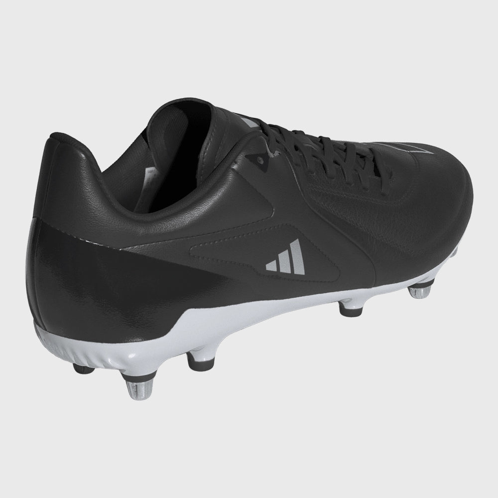 Adidas RS-15 Elite SG Rugby Boots Black - Rugbystuff.com