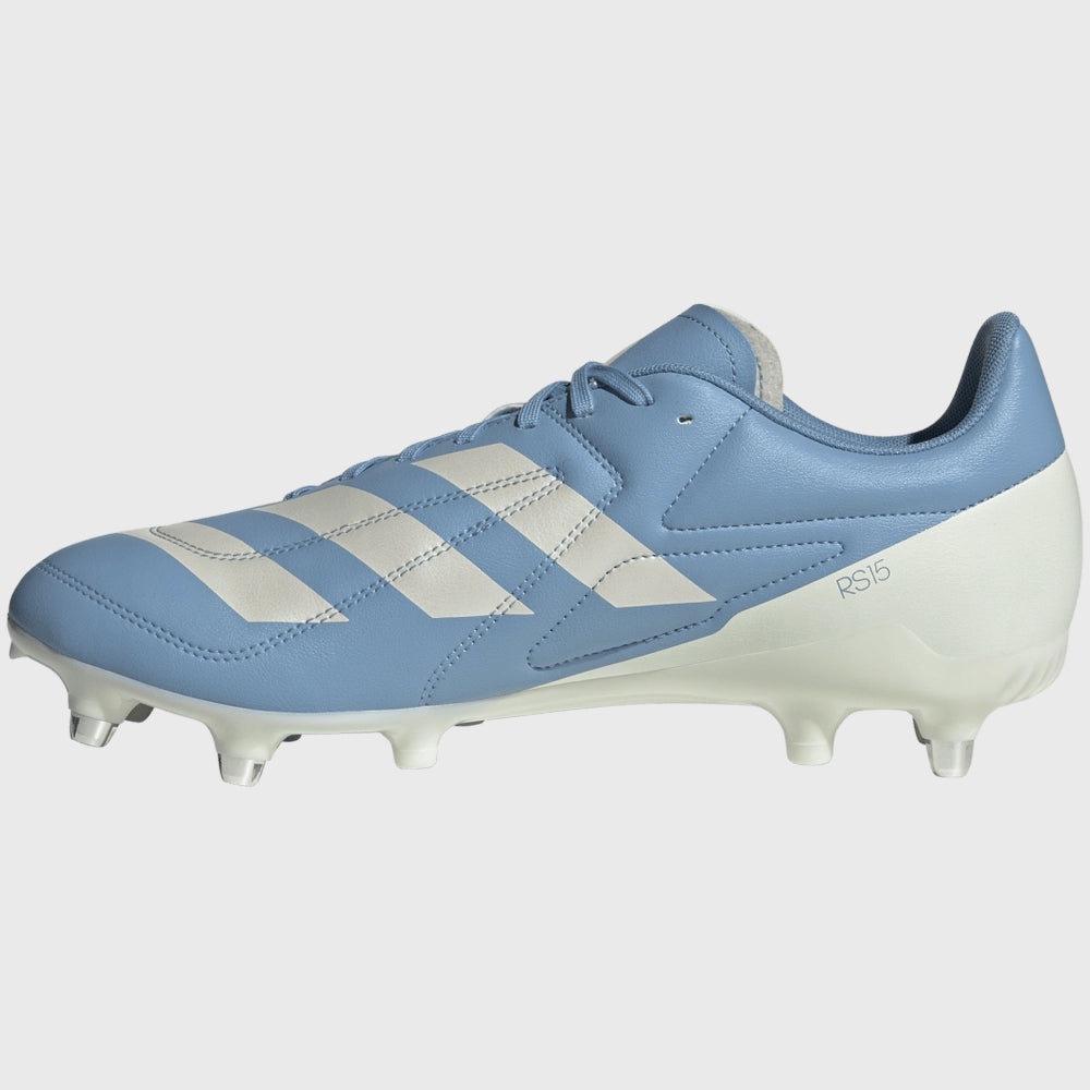 Adidas RS-15 SG Rugby Boots Light Blue - Rugbystuff.com