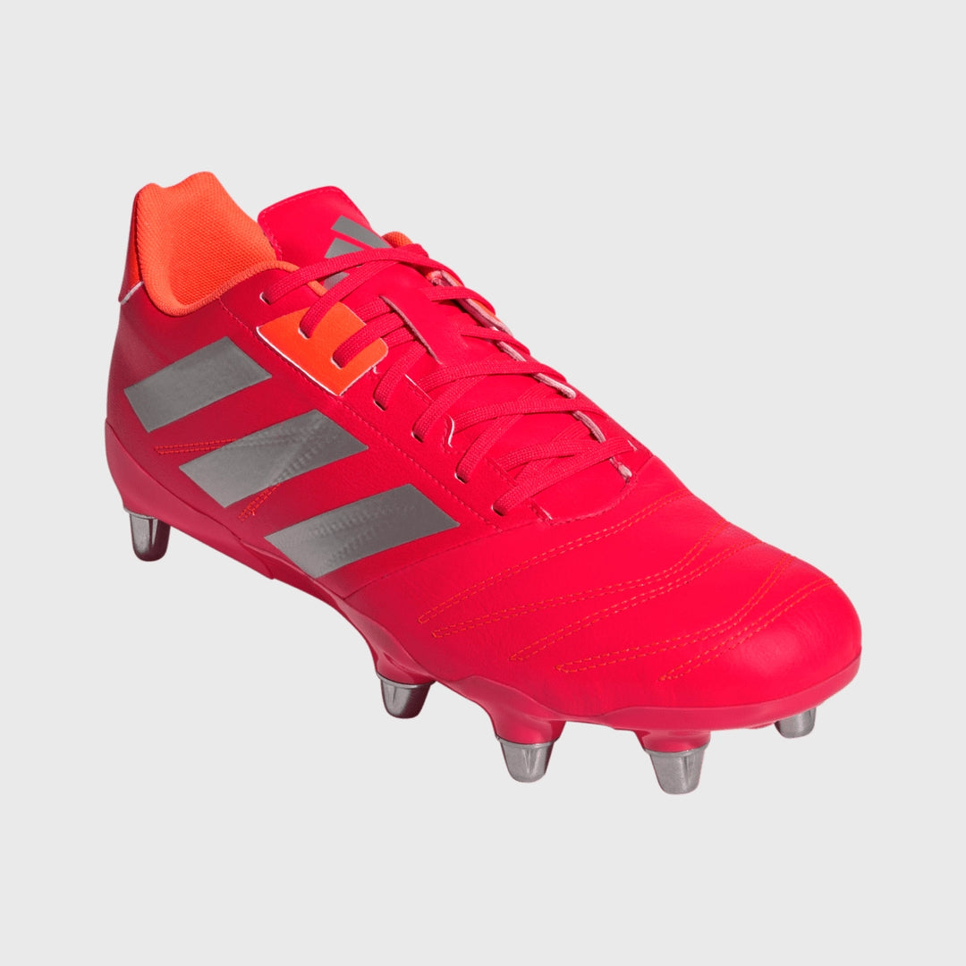 Adidas Kakari Elite SG Rugby Boots Lucid Red - Rugbystuff.com