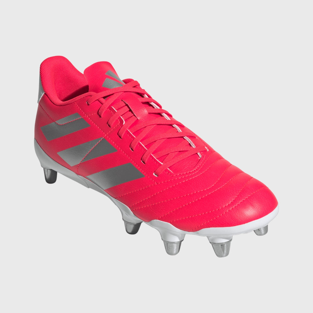 Adidas Kakari SG Rugby Boots Lucid Red - Rugbystuff.com